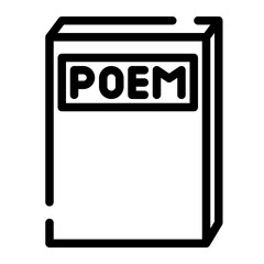 books of various kinds of poetry cutline icon
