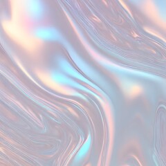 Holographic Abstract liquid background. Holo pastel poster. Pink-Blue art