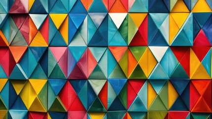 Fototapeta premium Colorful Geometric Patterns for Backgrounds or Architecture