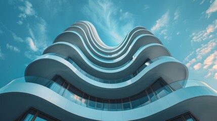 a creative modern building with architectural twists