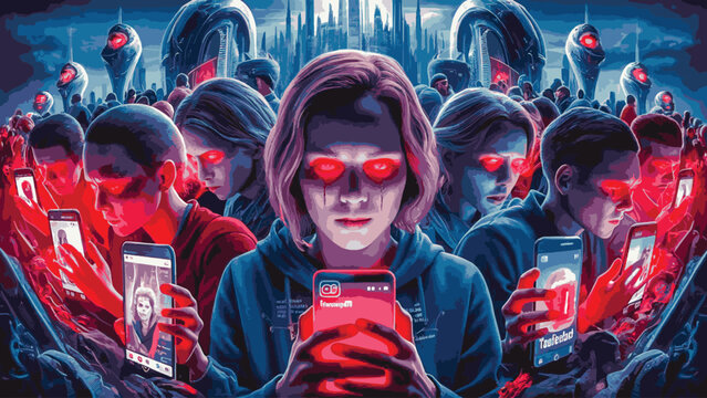 Humans' addiction to social media platforms