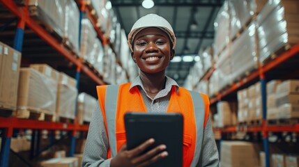Modern Warehouse Operations: Worker Portrait