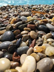 pebbles on the beach