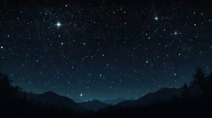 Naklejka premium 星の海原/星々の輝き