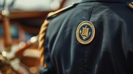 In another shot we see the detailed embroidery of a blazers back displaying the members name and the year they joined the yacht club. The personalized touch adds to the exclusivity