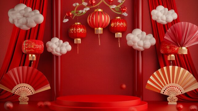 2025 Chinese New Year, year of the Snake. Chinese zodiac - Powered by Adobe