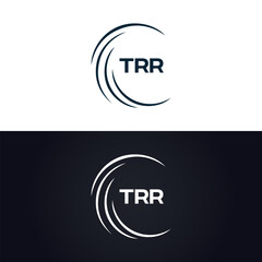 TRR logo. T R R design. White TRR letter. TRR, T R R letter logo design. T R R letter logo design in GOLD, GOLDEN LOGO, THREE, style. letter logo set in one artboard. T R R letter logo vector design.	