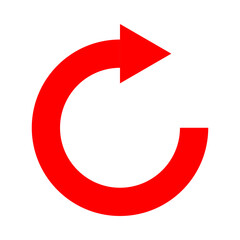 Reload Vector Flat Icon Design