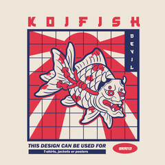 Free Vector | Flat design koi fish logo design	
