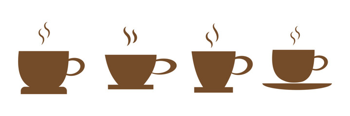 Coffee cup icons set. Coffee cup icon. Coffee vector icon. Tea