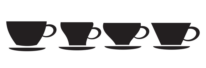 Coffee cup icons set. Coffee cup icon. Coffee vector icon. Tea
