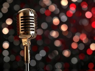 Karaoke microphone party night