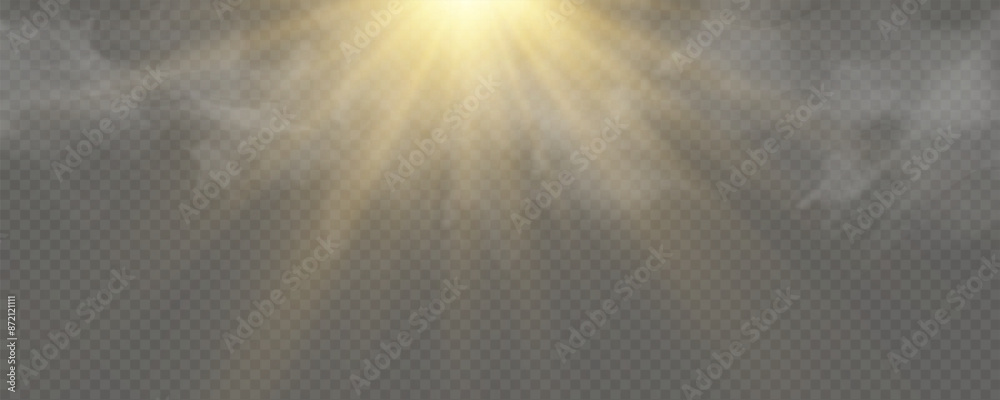 Poster vector transparent sunlight special lens flare light effect. lens flare light effect. sun flash with