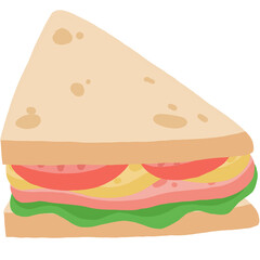 ham and cheese sandwich