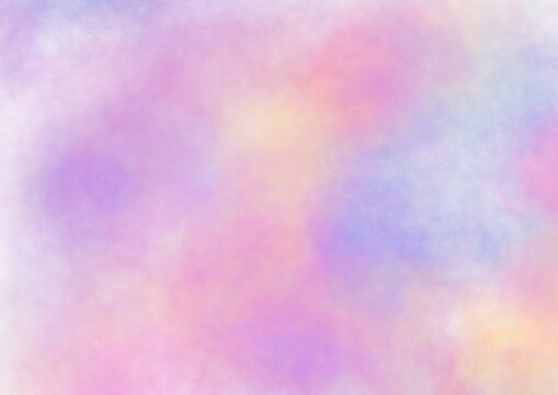 fond nuageux et couleur pastel 