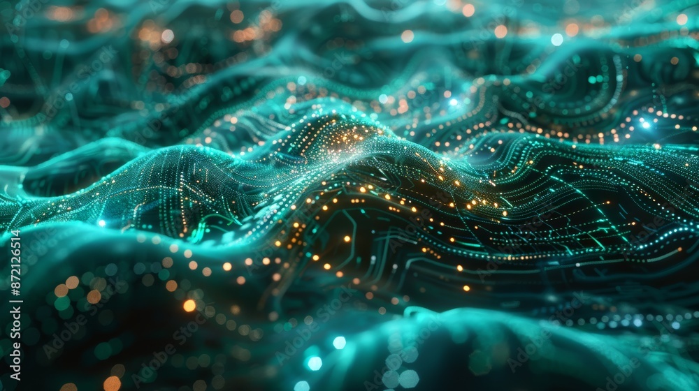 Poster digital brain: a voyage through artificial intelligence and vast data landscapes