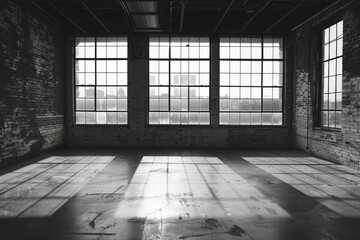 Vintage Industrial Loft Interior