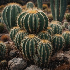 Floral Marvel: A Cactus Blooming Against All Odds