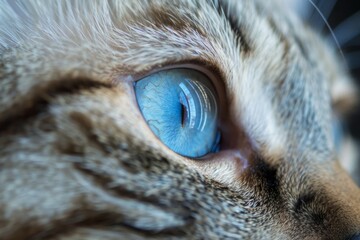 Close-up of Cat's Blue Eye