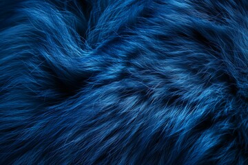 Obraz premium Blue Fur Texture Background