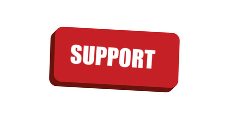 Support Button Vector - Royalty-Free Image for Websites