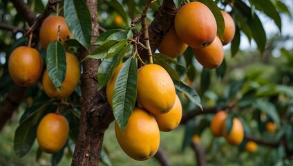 A poem celebrating the vibrant colors and sweet fragrance of mango trees in bloom ai_generated