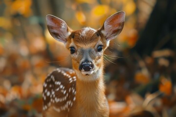Cute Baby Deer Portrait