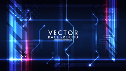 Vector illustration, futuristic abstract design for wallpaper, background, banner, invitation, preview.