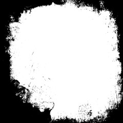 Grunge border vector texture background. Abstract frame overlay. Dirty and damaged backdrop.