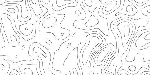 Abstract geographic contour terrain mountain relief. Modern design with White background with topographic wavy pattern design. Topographic map background geographic line.