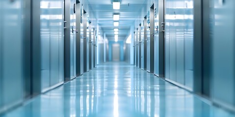 High-Security Room in Factory Alleged to House Dangerous Materials with Limited Access. Concept Industrial Security, Restricted Access, Hazardous Chemicals, Factory Safety, High-Security Protocols