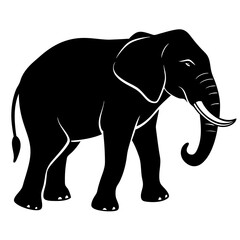 Stunning Elephant Vector Illustration for Wildlife Enthusiasts
