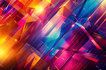 Colorful abstract background with vibrant lights shining brightly.