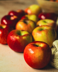 apples on the table