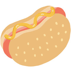 hotdog cartoon