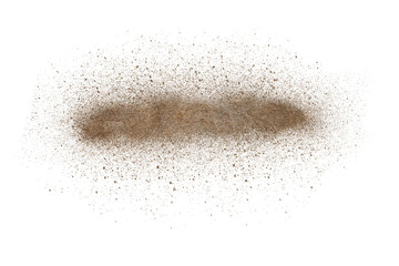 Fototapeta premium mud splash isolated transparency background.