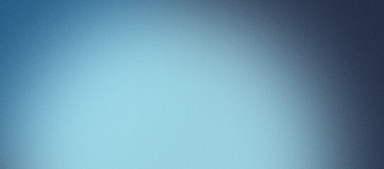 Light blue gradient sphere with grainy texture background, Retro style noise gradient wallpaper, Simple poster banner design template