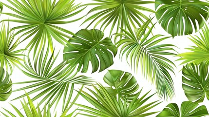 Tropical Leaves Pattern
