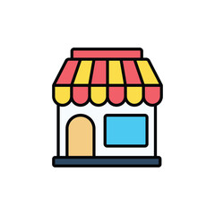 Bakery icon design with white background stock illustration