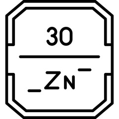 Zinc Icon