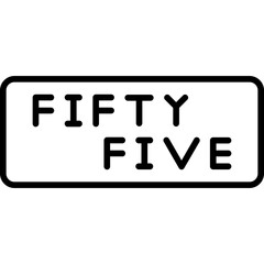 Fifty Five Icon