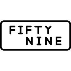 Fifty Nine Icon