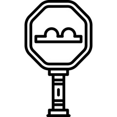 Ramp Speed Limit Sign Icon