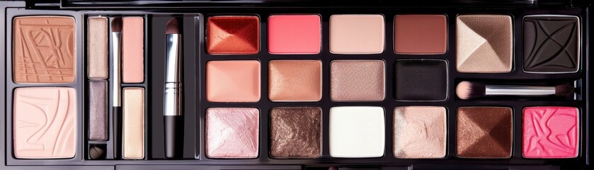 Elegant complete makeup palette, every day is a special day, allinone for various looks