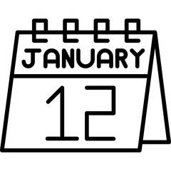January 12 Icon