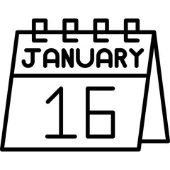 January 16 Icon