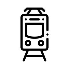 Tram line icon