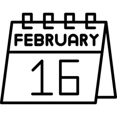February 16 Icon