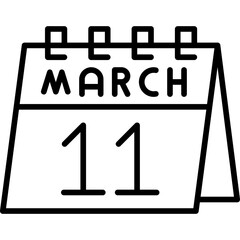 March 11 Icon