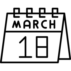 March 18 Icon